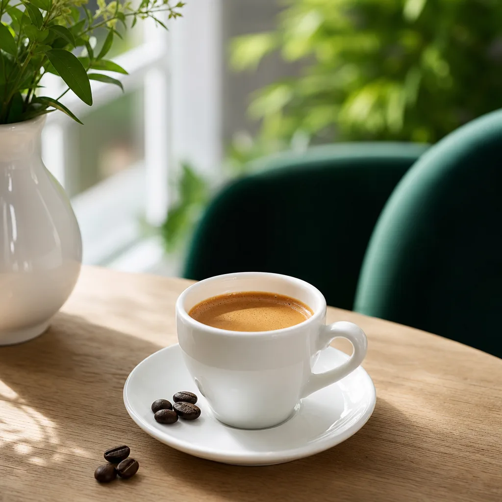 Dvojité espresso s hustou cremou